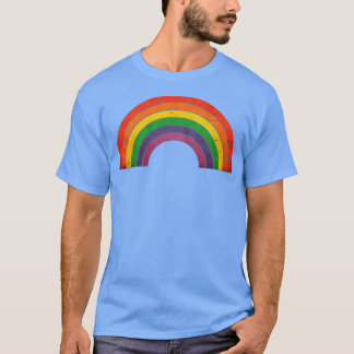 Retro Rainbow Style Gay Pride LGBT T-shirt