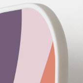 Retro Rainbow Swirl Custom Name Pickleball Paddle (Links Detail)