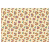 Retro Rainbow Tablecloth 60s Pastel Table Joy Tafelkleed (Voorkant (Horizontaal))