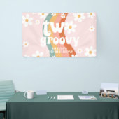 Retro Rainbow Two Groovy Daisy 2e Spandoek (Beurs)