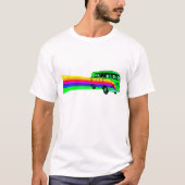 Retro Rainbow  Van T-shirt (Voorkant)
