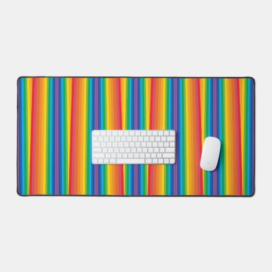 Retro Rainbows Desk Mat (Keyboard & Muis)