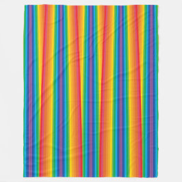 Retro Rainbows Fleece Blanket (3 maten)