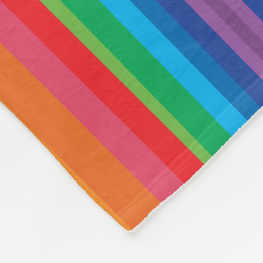 Retro Rainbows Fleece Blanket (3 maten) (Hoek)