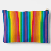 Retro Rainbows Grote Pouch Etui (Achterkant)