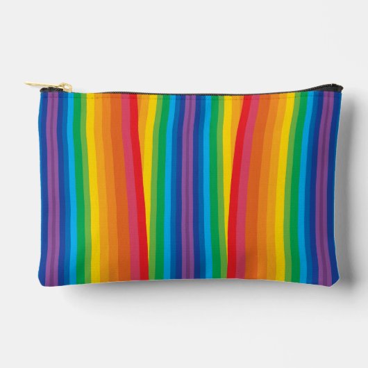 Retro Rainbows Kleine Pouch Etui (Voorkant)
