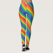 Retro Rainbows-Leggings Leggings (Achterkant)