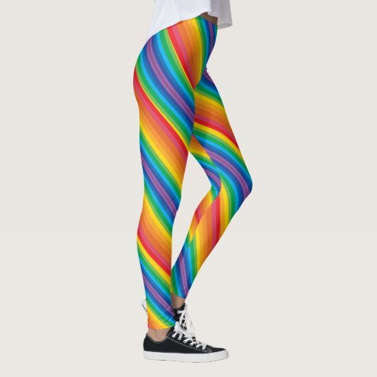 Retro Rainbows-Leggings Leggings (Rechts)