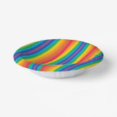 Retro Rainbows Paper Bowls Papieren Kommen (Gebogen)