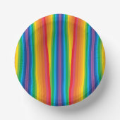 Retro Rainbows Paper Bowls Papieren Kommen (Voorkant)