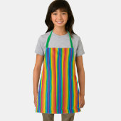 Retro Rainbows Small Apron Schort (Insitu)