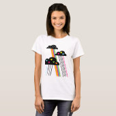 Retro Rainbows T-shirt (Voorkant volledig)