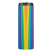 Retro Rainbows Thermal Tumbler Thermosbeker (Achterkant)