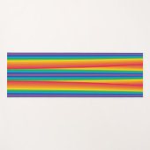 Retro Rainbows Yoga Mat (Voorkant (horizontaal))