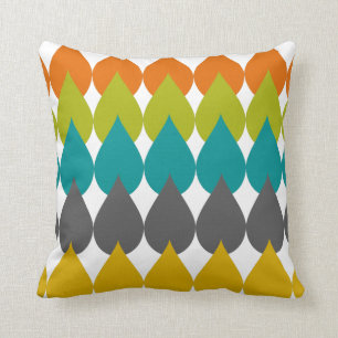 Retro Raindrops2 Kussen