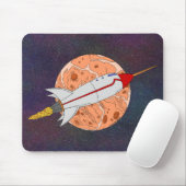 Retro Raket 2026 Muismat (Met muis)