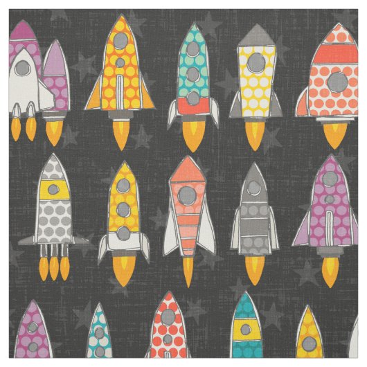retro - raketgrafiet stof (Swatch)