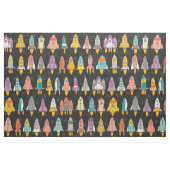 retro - raketgrafiet stof (Fat Quarter)