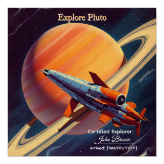 Retro Raketlanceerposter - Vintage Ruimtetijdperk  Perfect Poster