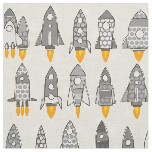 retro - raketten mono stof (Swatch)