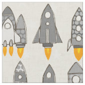 retro - raketten mono stof (Close Up)