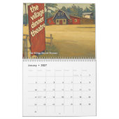 Retro Raleigh NC Agenda Kalender (Jan 2027)
