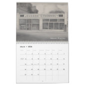 Retro Raleigh NC Calendar Kalender (Mar 2026)