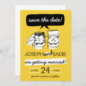 Retro Raptor Sla de Date Kaart op (Voorkant / Achterkant)