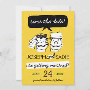 Retro Raptor Sla de Date Kaart op