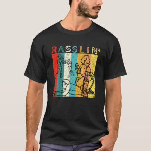 Retro  Rasslin' Pro Wrestling Fan T-shirt