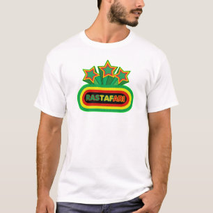 Retro Rastafari Stars Donkere Shirten T-shirt