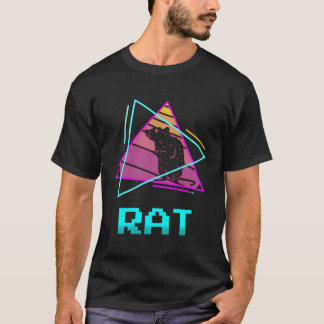 Retro Rat Ratten Lover T-shirt