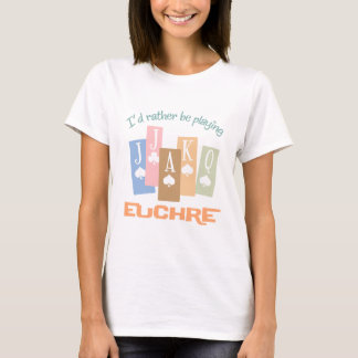Retro Rather Play Euchre T-shirt