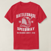 Retro Rattlesnake 1978 Speedway T-shirt (Design voorkant)