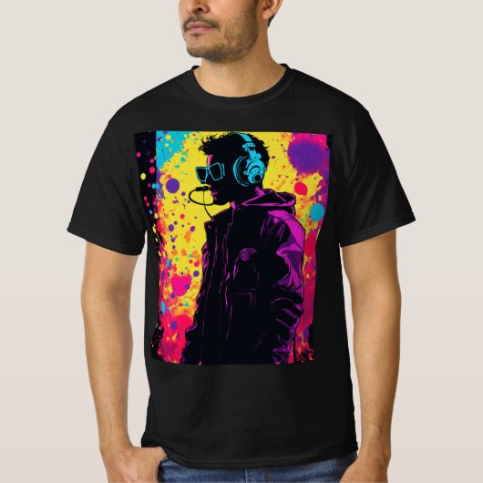 Retro Rave Renegade T-shirt (Voorkant)