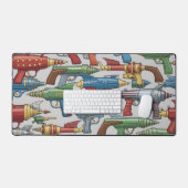 Retro Ray Guns - Speelse Sci-Fi Wapen Bureaumat (Keyboard & Muis)