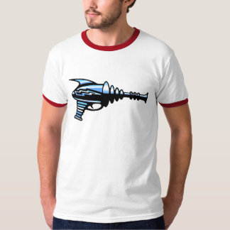 Retro-ray-pistool, voor sci-fi-ventilatoren. t-shirt