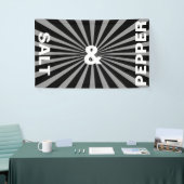 Retro Rays witte transp. + uw ruggengraat en ideeë Spandoek (Beurs)