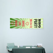 Retro Rays witte transp. + uw ruggengraat en ideeë Spandoek (Beurs)