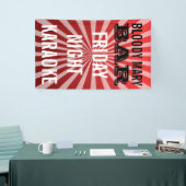 Retro Rays witte transp. + uw ruggengraat en ideeë Spandoek (Beurs)