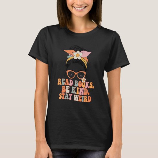 Retro Read Books houden je gek op Bun Groo T-shirt (Voorkant)