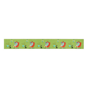 Retro Reading Woman Grosgrain Ribbon Grosgrain Lint