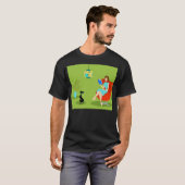 Retro Reading Woman T-Shirt (Voorkant volledig)