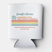 Retro Real Estate Company Open House Marketing Blikjeskoeler (Voorkant)