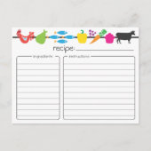 Retro Recept Kaart (Voorkant)