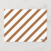 Retro receptkaart Keukengereedschap Gestreepte Briefkaart (Achterkant)