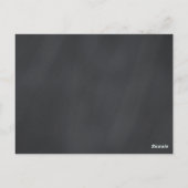 Retro Recipcard Keukengereedschappen Striped Briefkaart (Achterkant)