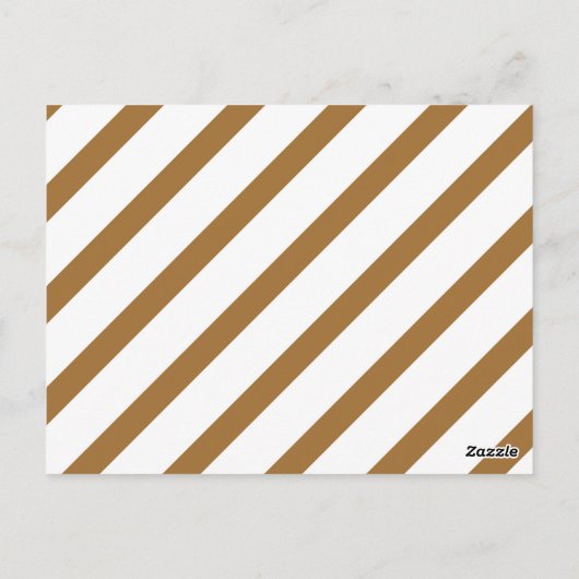 Retro Recipcard Keukengereedschappen Striped Briefkaart (Achterkant)
