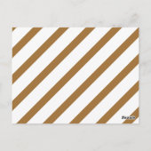 Retro Recipcard Keukengereedschappen Striped Briefkaart (Achterkant)