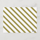 Retro Recipe Kaart Green Striped (Achterkant)